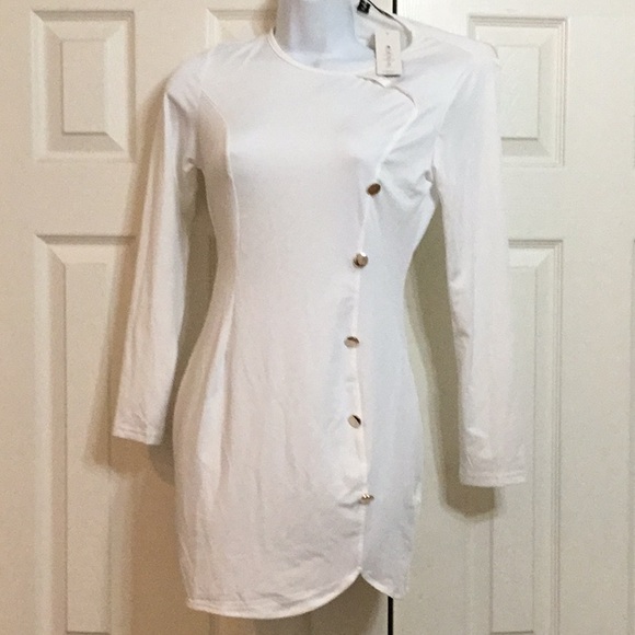 🎊 fashion mia Dress long sleeve dress M - Picture 1 of 3